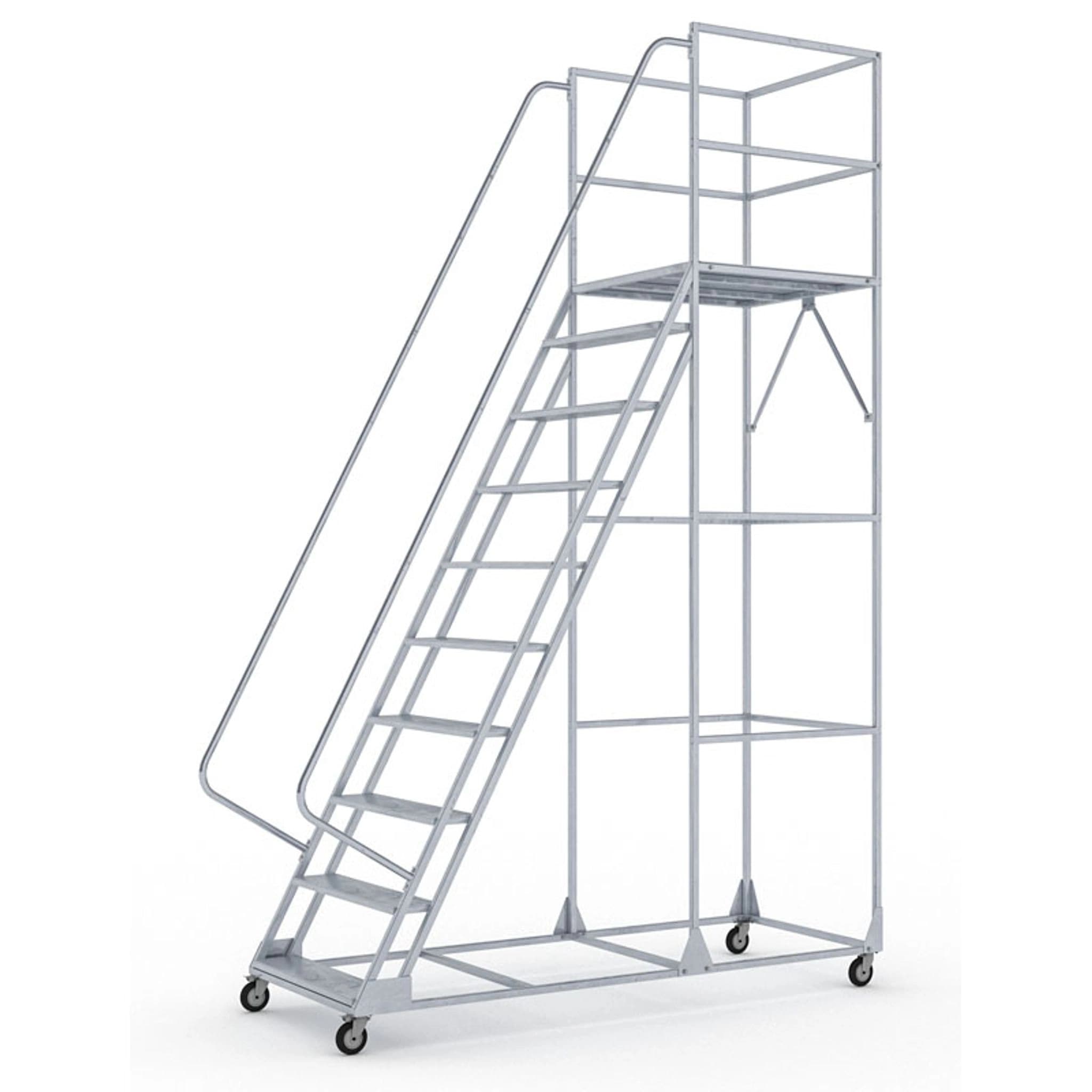 Mobilní schodiště a žebříky